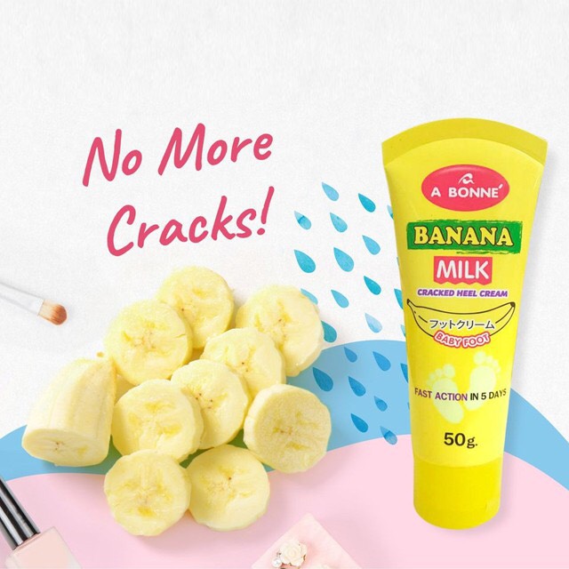 A Bonne' Banana Milk Cracked Heel Cream